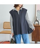 【グリーンパークス/Green Parks】のリップルフレアベスト Charcoal Gray|ID: prp329100004652426 ipo3291000000033621405