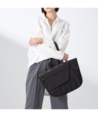 【イザック/Y'SACCS】のコーデュロイライクナイロントート 人気、トレンドファッション・服の通販 founy(ファニー) ファッション Fashion レディースファッション Fashion for Women バッグ Bags コーデュロイ Corduroy, Cord Fabric スマート Smart, Elegant フロント Front, Front Design ポケット Pocket, Pocket Detail thumbnail ブラック|ID: prp329100004652429 ipo3291000000033818313