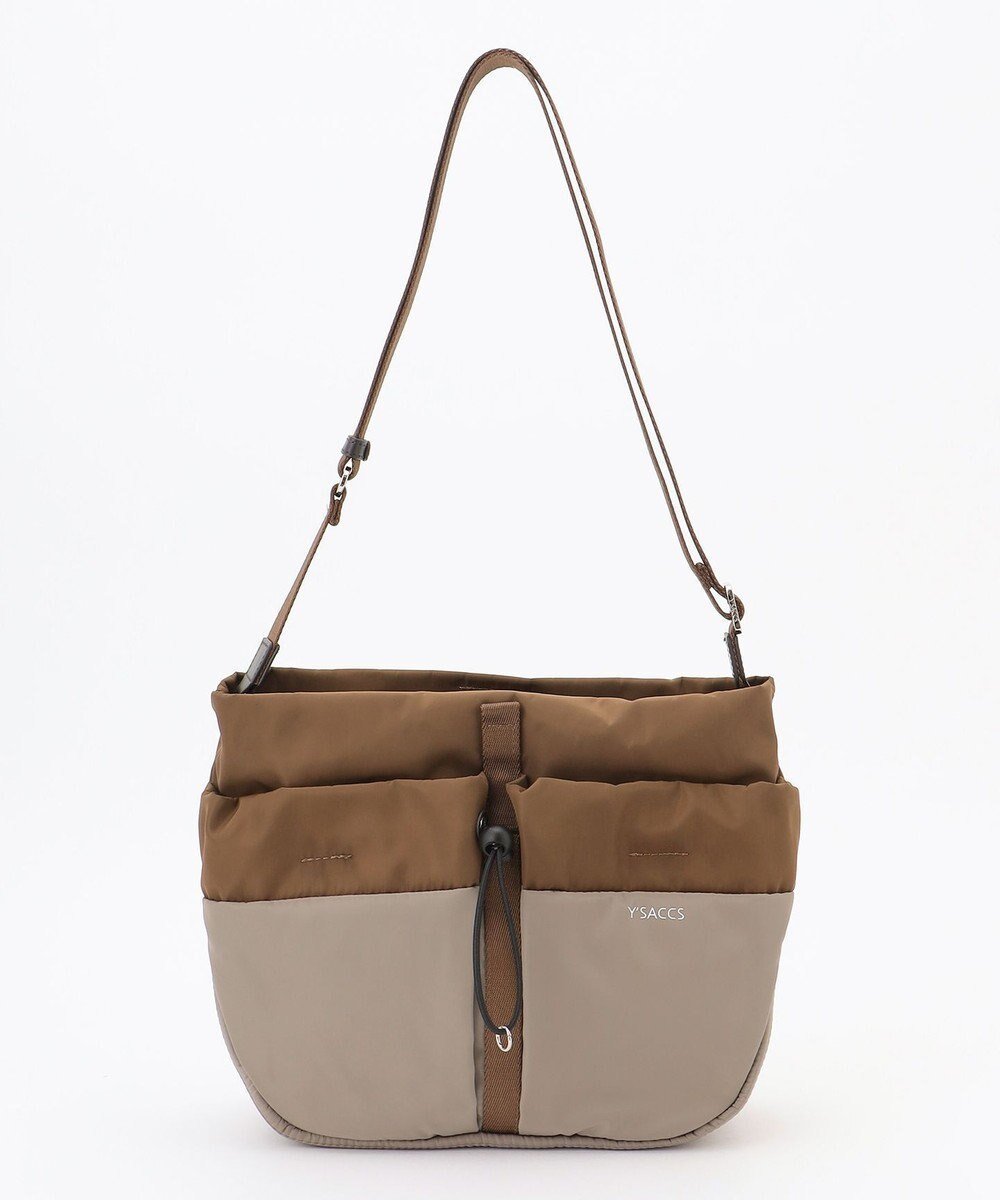 【イザック/Y'SACCS】のドローストリング コンビカラーショルダー インテリア・キッズ・メンズ・レディースファッション・服の通販 founy(ファニー) ファッション Fashion レディースファッション Fashion for Women おすすめ Recommended / Our Picks コンビ Combo, Combination Style ショルダー Shoulder, Shoulder Strap スマート Smart, Elegant ドローストリング Drawstring, Pull Cord ベーシック Basic, Essential ポケット Pocket, Pocket Detail ポーチ Pouch, Small Case 財布 Wallet, Purse チョコ|ID: prp329100004652431 ipo3291000000033621450