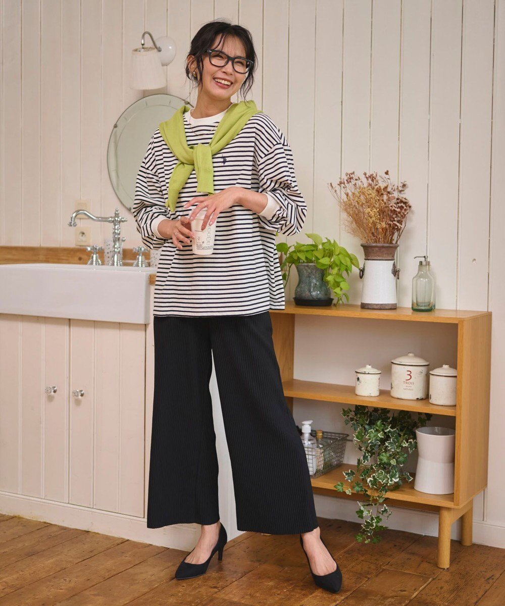 【ウィゴー/WEGO】の【2025年秋冬新作/裾カットOK!自分サイズに調整可能/ウエストゴム/しわになりにくい/】カットプリーツパンツ インテリア・キッズ・メンズ・レディースファッション・服の通販 founy(ファニー) 　ファッション　Fashion　レディースファッション　Fashion for Women　パンツ　Pants & Trousers　サンダル　Sandals, Summer Shoes　ジャケット　Jacket, Outerwear　スニーカー　Sneakers, Trainers　スマホ　Smartphone, Mobile Device　プリーツ　Pleats, Pleated　ベーシック　Basic, Essential　リラックス　Relax, Relaxed Fit　A/W・秋冬　Autumn/Winter　新作・新入荷　New Arrivals / New In　旅行　Travel　ビジネス 仕事 通勤　Business / Work / Commuting　ブラック|ID: prp329100004652447 ipo3291000000033621585