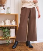 【ウィゴー/WEGO】の【WEB限定/2025年秋冬新作/裾カットOK!自分サイズに調整可能/ウエストゴム/しわになりにくい/】カットプリーツパンツ ブラウン|ID: prp329100004652447 ipo3291000000035855305