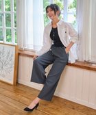 【ウィゴー/WEGO】の【WEB限定/2025年秋冬新作/裾カットOK!自分サイズに調整可能/ウエストゴム/しわになりにくい/】カットプリーツパンツ ブラック中濃色|ID: prp329100004652447 ipo3291000000035855320