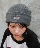 【ウィゴー/WEGO】の【ユニセックス着用ITEM】ロゴショートビーニー ダークグレー|ID: prp329100004652453 ipo3291000000035699149
