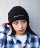 【ウィゴー/WEGO】の【ユニセックス着用ITEM】ロゴショートビーニー ブラック|ID: prp329100004652453 ipo3291000000035699151