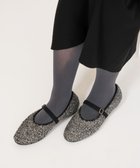 【ステッピ/steppi】の【VERY掲載 / 洗える / 撥水】ラウンドファー パンプス ブラックラメ|ID: prp329100004652458 ipo3291000000034569402