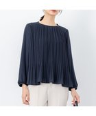 【組曲/KUMIKYOKU】の【WEB限定】ジョーゼットシフォンプリーツ ブラウス 人気、トレンドファッション・服の通販 founy(ファニー) ファッション Fashion レディースファッション Fashion for Women トップス・カットソー Cut & Sew Tops シャツ・ブラウス・オフィスカジュアル Elegant Blouses & Button-Ups インナー Innerwear エレガント 上品 Elegant カーディガン Cardigan, Knitwear シアー Sheer, See-Through シフォン Chiffon, Lightweight Fabric ジャケット Jacket, Outerwear ジョーゼット Georgette, Semi-Sheer Fabric ドレープ Drape, Draping Fabric プリーツ Pleats, Pleated レース Lace, Lace Fabric A/W・秋冬 Autumn/Winter S/S・春夏 SS, Spring/Summer, Warm Season 夏 Summer thumbnail ネイビー系|ID: prp329100004652484 ipo3291000000034169700