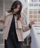 【組曲/KUMIKYOKU】の【WEB限定】ビッグカラーライト トレンチコート 人気、トレンドファッション・服の通販 founy(ファニー) ファッション Fashion レディースファッション Fashion for Women アウター Coat / Outerwear Collection コート・ロングコート・ピーコート Long Coats, Peacoats & More レディースジャケット・軽アウター Jackets トレンチコート / 春秋の定番アウター Trench Coats ショート Short, Short Length ジャケット Jacket, Outerwear ストレッチ Stretch, Stretchy Fabric スリーブ Sleeve, Long Sleeve / Short Sleeve トレンチ Trench, Trench Coat トレンド Trend, Trending Now バランス Balance, Style Balance ビッグ Big, Oversized フェミニン Feminine, Girly ヨーク Yoke, Yoke Design A/W・秋冬 Autumn/Winter エレガント 上品 Elegant thumbnail ベージュ系|ID: prp329100004652488 ipo3291000000034108773