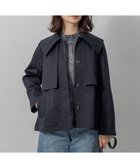 【組曲/KUMIKYOKU】の【WEB限定】ビッグカラーライト トレンチコート 人気、トレンドファッション・服の通販 founy(ファニー) ファッション Fashion レディースファッション Fashion for Women アウター Coat / Outerwear Collection コート・ロングコート・ピーコート Long Coats, Peacoats & More レディースジャケット・軽アウター Jackets トレンチコート / 春秋の定番アウター Trench Coats ショート Short, Short Length ジャケット Jacket, Outerwear ストレッチ Stretch, Stretchy Fabric スリーブ Sleeve, Long Sleeve / Short Sleeve トレンチ Trench, Trench Coat トレンド Trend, Trending Now バランス Balance, Style Balance ビッグ Big, Oversized フェミニン Feminine, Girly ヨーク Yoke, Yoke Design A/W・秋冬 Autumn/Winter エレガント 上品 Elegant thumbnail ネイビー系|ID: prp329100004652488 ipo3291000000034108775