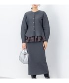 【組曲/KUMIKYOKU】の【WEB限定】スポンディッシュニットアップ 人気、トレンドファッション・服の通販 founy(ファニー) ファッション Fashion レディースファッション Fashion for Women ワンピース Dresses シンプル Simple, Minimal セットアップ Set-Up, Coordinated Outfit デニム Denim, Jeans Material トレンド Trend, Trending Now バランス Balance, Style Balance パール Pearl, Pearl Accent フォルム Silhouette, Form ペプラム Peplum, Flared Hem A/W・秋冬 Autumn/Winter おすすめ Recommended / Our Picks エレガント 上品 Elegant thumbnail グレー系|ID: prp329100004652489 ipo3291000000034169711