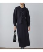 【組曲/KUMIKYOKU】の【WEB限定】スポンディッシュニットアップ 人気、トレンドファッション・服の通販 founy(ファニー) ファッション Fashion レディースファッション Fashion for Women ワンピース Dresses シンプル Simple, Minimal セットアップ Set-Up, Coordinated Outfit デニム Denim, Jeans Material トレンド Trend, Trending Now バランス Balance, Style Balance パール Pearl, Pearl Accent フォルム Silhouette, Form ペプラム Peplum, Flared Hem A/W・秋冬 Autumn/Winter おすすめ Recommended / Our Picks エレガント 上品 Elegant thumbnail ネイビー系|ID: prp329100004652489 ipo3291000000034225378