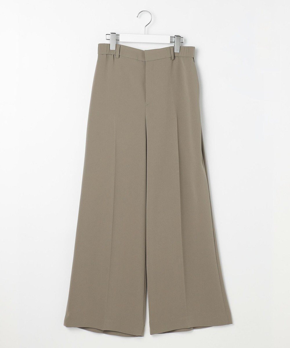 【自由区/JIYU-KU】の【洗える】トリアセダブルクロスワイドストレート パンツ インテリア・キッズ・メンズ・レディースファッション・服の通販 founy(ファニー) 　ファッション　Fashion　レディースファッション　Fashion for Women　パンツ　Pants & Trousers　洗える　Machine Washable　ジャケット　Jacket, Outerwear　ストレッチ　Stretch, Stretchy Fabric　ストレート　Straight, Straight Cut　スーツ　Suit, Formalwear　定番　Standard, Basic Item　人気　Popular, Best Seller　フォルム　Silhouette, Form　ワイド　Wide, Wide Fit　A/W・秋冬　Autumn/Winter　S/S・春夏　SS, Spring/Summer, Warm Season　おすすめ　Recommended / Our Picks　夏　Summer　セレモニー　Ceremony　ビジネス 仕事 通勤　Business / Work / Commuting　モカ|ID: prp329100004652509 ipo3291000000033622013