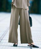 【自由区/JIYU-KU】の【洗える】トリアセダブルクロスワイドストレート パンツ モカ|ID: prp329100004652509 ipo3291000000034324757