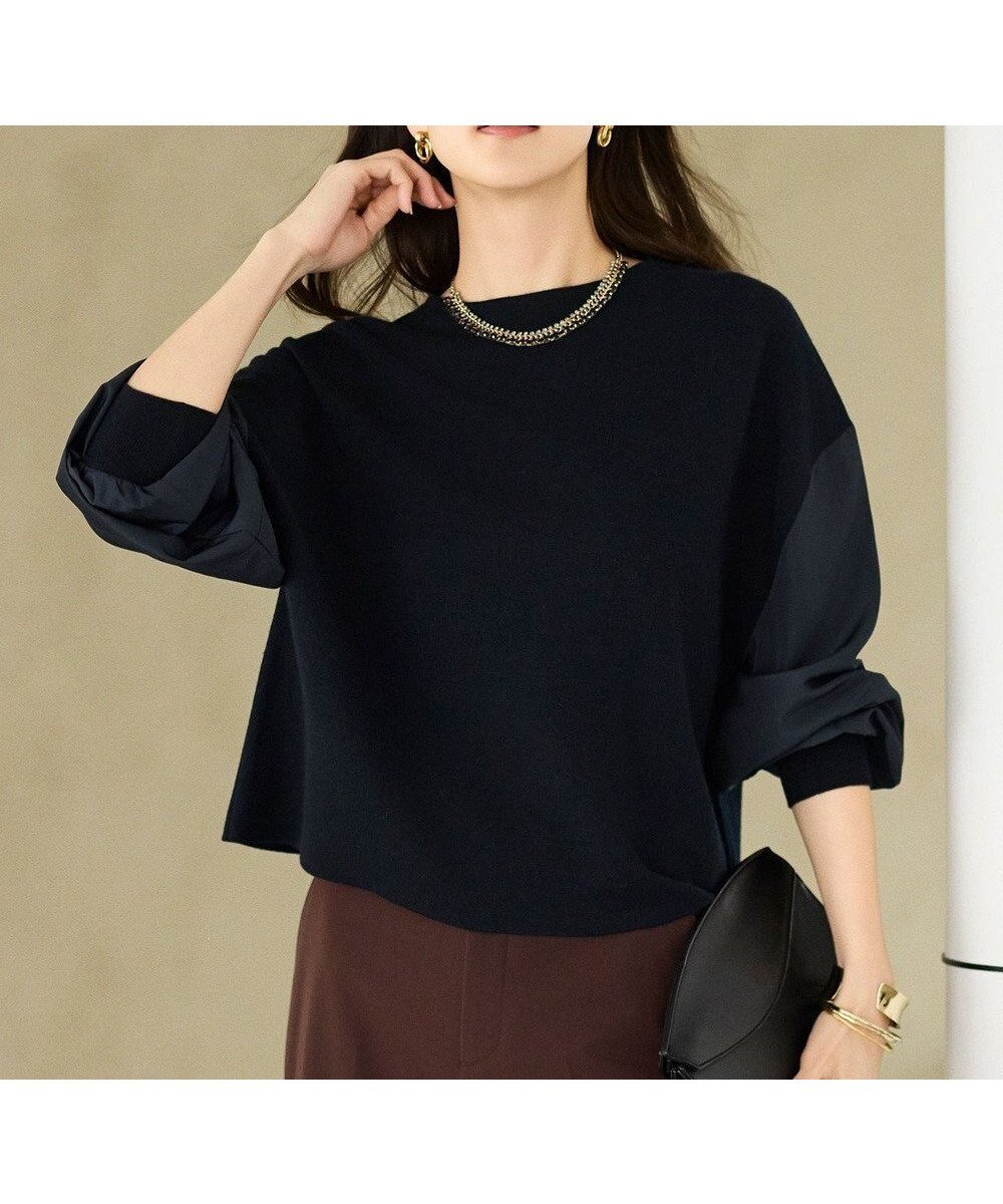 【自由区/JIYU-KU】のウールミラノランタンスリーブ ニット インテリア・キッズ・メンズ・レディースファッション・服の通販 founy(ファニー) ファッション Fashion レディースファッション Fashion for Women トップス・カットソー Cut & Sew Tops ニット Knit Tops & Sweaters おすすめ Recommended / Our Picks アクリル Acrylic Material コンパクト Compact, Small Size スリーブ Sleeve, Long Sleeve / Short Sleeve セットアップ Set-Up, Coordinated Outfit セーター Sweater, Knitwear ミラノリブ Milano Rib, Milano Stitch A/W・秋冬 Autumn/Winter ネイビー|ID: prp329100004652512 ipo3291000000034476870