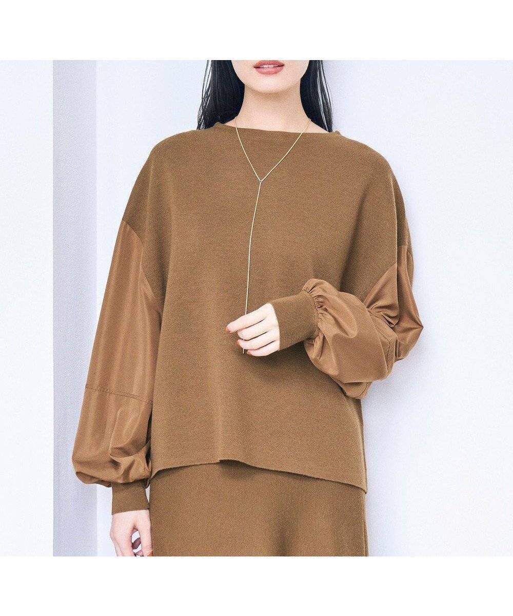 【自由区/JIYU-KU】のウールミラノランタンスリーブ ニット 人気、トレンドファッション・服の通販 founy(ファニー) ファッション Fashion レディースファッション Fashion for Women トップス・カットソー Cut & Sew Tops ニット Knit Tops & Sweaters おすすめ Recommended / Our Picks アクリル Acrylic Material コンパクト Compact, Small Size スリーブ Sleeve, Long Sleeve / Short Sleeve セットアップ Set-Up, Coordinated Outfit セーター Sweater, Knitwear ミラノリブ Milano Rib, Milano Stitch A/W・秋冬 Autumn/Winter other-1|ID: prp329100004652512 ipo3291000000034819738