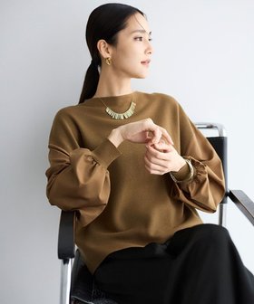 【自由区/JIYU-KU】のウールミラノランタンスリーブ ニット 人気、トレンドファッション・服の通販 founy(ファニー) ファッション Fashion レディースファッション Fashion for Women トップス・カットソー Cut & Sew Tops ニット Knit Tops & Sweaters おすすめ Recommended / Our Picks アクリル Acrylic Material コンパクト Compact, Small Size スリーブ Sleeve, Long Sleeve / Short Sleeve セットアップ Set-Up, Coordinated Outfit セーター Sweater, Knitwear ミラノリブ Milano Rib, Milano Stitch A/W・秋冬 Autumn/Winter |ID:prp329100004652512