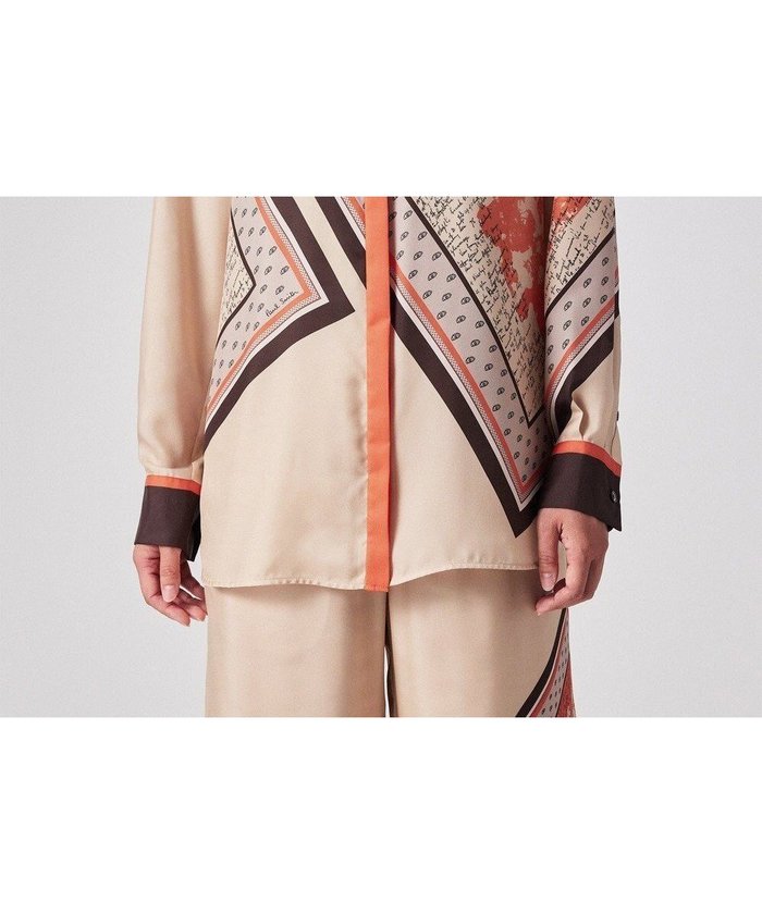 【ポール スミス/Paul Smith】のTravel Scarf スタンドカラー シャツ インテリア・キッズ・メンズ・レディースファッション・服の通販 founy(ファニー) https://founy.com/ ファッション Fashion レディースファッション Fashion for Women トップス・カットソー Cut & Sew Tops シャツ・ブラウス・オフィスカジュアル Elegant Blouses & Button-Ups 旅行 Travel おすすめ Recommended / Our Picks スカーフ Scarf, Neckwear スタンド Stand Collar, Upright Stand セットアップ Set-Up, Coordinated Outfit プリント Print, Printed Pattern モダン Modern, Contemporary ワーク Workwear, Utility Style エレガント 上品 Elegant 夏 Summer S/S・春夏 SS, Spring/Summer, Warm Season A/W・秋冬 Autumn/Winter |ID: prp329100004652515 ipo3291000000033818370