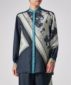 【ポール スミス/Paul Smith】のTravel Scarf スタンドカラー シャツ ネイビー|ID: prp329100004652515 ipo3291000000033818375