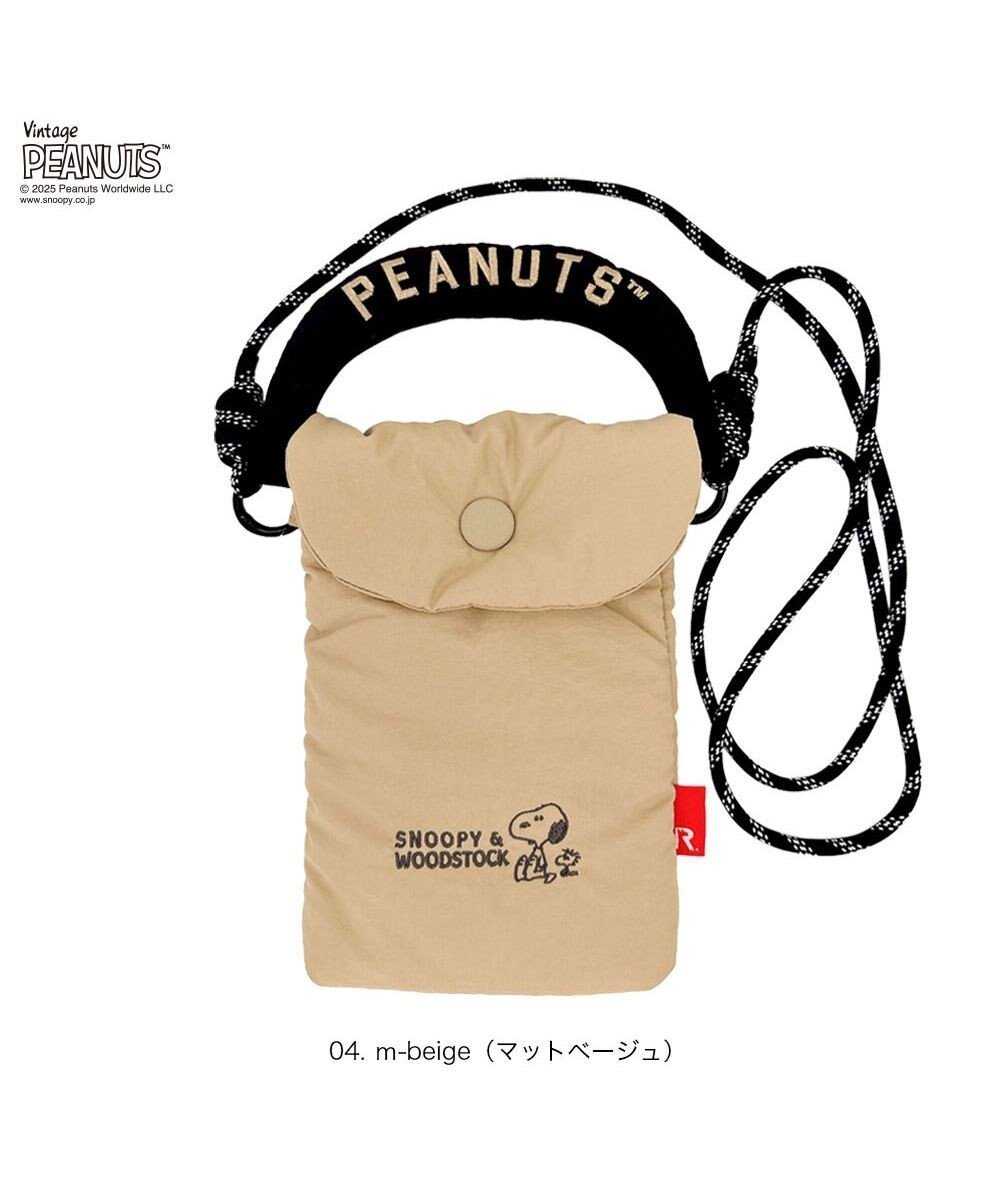【ルートート/ROOTOTE】の8452【スヌーピー】IP.ベビールー.パデット.ピーナッツ-0S インテリア・キッズ・メンズ・レディースファッション・服の通販 founy(ファニー) 　ファッション　Fashion　レディースファッション　Fashion for Women　アクセサリー　Fashion Accessories　カメラ　Camera Accessories　クール　Cool, Chic　シャイニー　Shiny, Glossy Finish　ショルダー　Shoulder, Shoulder Strap　シルバー　Silver, Metallic Silver　シンプル　Simple, Minimal　フラップ　Flap, Flap Pocket　プリント　Print, Printed Pattern　ベビー　Baby, Babywear　ポケット　Pocket, Pocket Detail　ポーチ　Pouch, Small Case　マグネット　Magnet, Magnetic Closure　ランダム　Random, Irregular　リップ　Lip, Lip Motif　ワンポイント　One Point, Statement Accent　スマホショルダーバッグ　Smartphone Shoulder Bag　新作・新入荷　New Arrivals / New In　04:マットベージュ|ID: prp329100004652525 ipo3291000000033848151