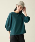 【エニー/ANY】のコンフォータブル袖タックブラウス グリーン|ID: prp329100004652533 ipo3291000000036301904