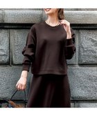 【アンフィーロ 自由区/UNFILO】の【2WAY】BEAUTY FORM JERSEY ハーフZIP プルオーバー 【WEB限定】ブラウン|ID: prp329100004652550 ipo3291000000033848188