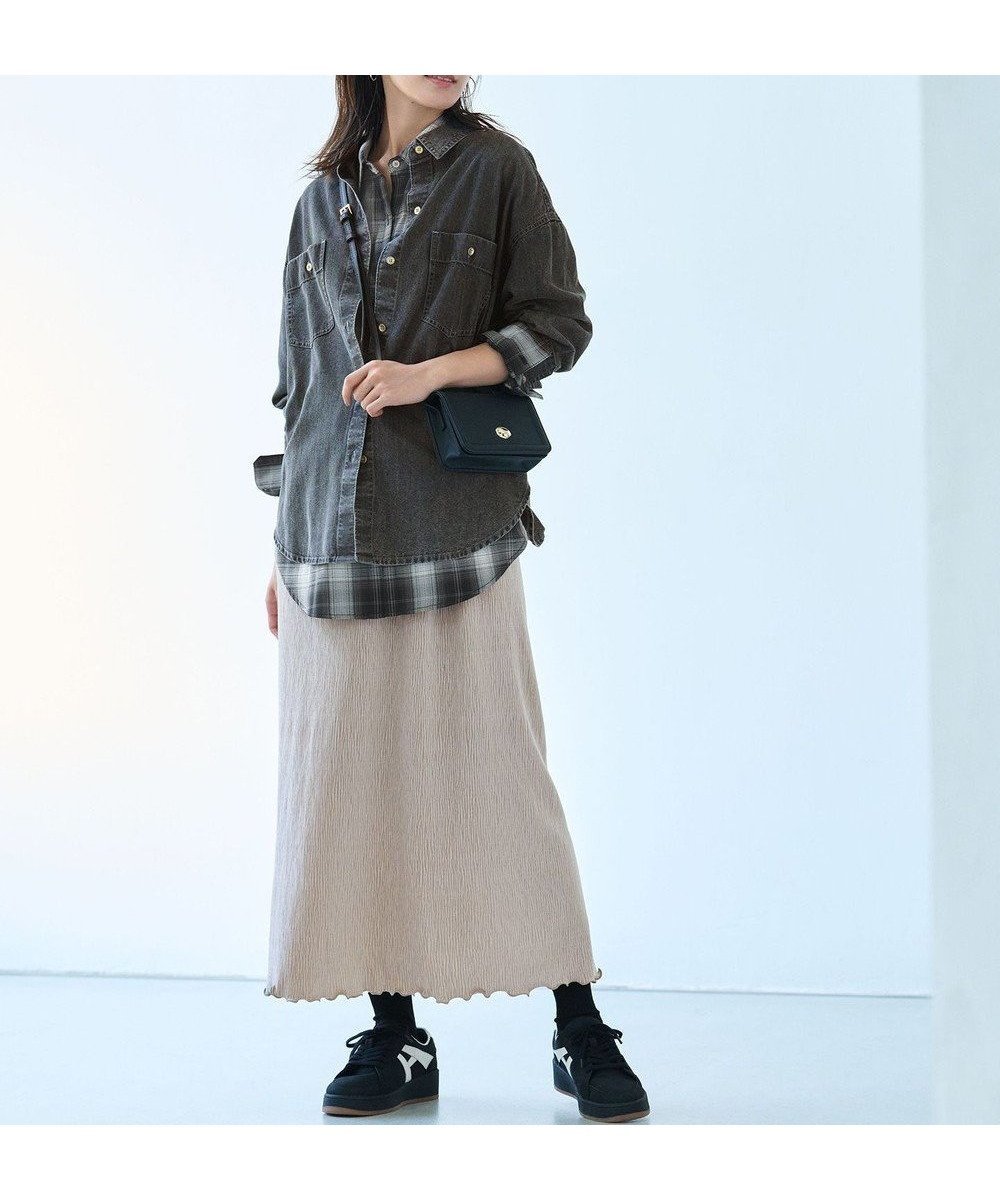 【エニー/ANY】の【ウエストゴム】シュリンクベロアスカート 人気、トレンドファッション・服の通販 founy(ファニー) 　ファッション　Fashion　レディースファッション　Fashion for Women　スカート　Skirts　ストレッチ　Stretch, Stretchy Fabric　スマホ　Smartphone, Mobile Device　ベロア　Velour, Soft Velvet　A/W・秋冬　Autumn/Winter　再入荷　Restock / Back in Stock　 other-1|ID: prp329100004652553 ipo3291000000035574508