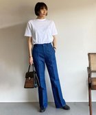 【ウォードブルー/WOADBLUE】のLOTUS ロータス デニムパンツ 人気、トレンドファッション・服の通販 founy(ファニー) ファッション Fashion レディースファッション Fashion for Women パンツ Pants & Trousers デニムパンツ・ジーンズ・美脚デニム Denim Jeans & Pants 春 Spring セットアップ Set-Up, Coordinated Outfit センター Center, Center Line デニム Denim, Jeans Material フレア Flare, Flared A/W・秋冬 Autumn/Winter S/S・春夏 SS, Spring/Summer, Warm Season 夏 Summer エレガント 上品 Elegant thumbnail ROYALBLUE|ID: prp329100004652562 ipo3291000000033622390