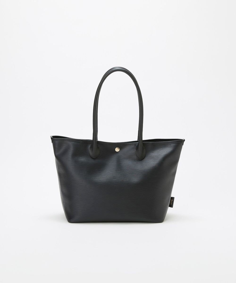 【トプカピ/TOPKAPI】の【Breath TOPKAPI】RIPPLE リプル レザーハンドル A4 トートバッグ インテリア・キッズ・メンズ・レディースファッション・服の通販 founy(ファニー) 　ファッション　Fashion　レディースファッション　Fashion for Women　バッグ　Bags　クール　Cool, Chic　軽量　Lightweight, Ultra Light　人気　Popular, Best Seller　フラップ　Flap, Flap Pocket　ポケット　Pocket, Pocket Detail　メタル　Metal, Metal Parts　ロング　Long, Long-Length　新作・新入荷　New Arrivals / New In　ビジネス 仕事 通勤　Business / Work / Commuting　ブラック|ID: prp329100004652566 ipo3291000000033622405