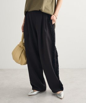 【グリーンパークス/Green Parks】の・swing by サイドフリルワイドパンツ 人気、トレンドファッション・服の通販 founy(ファニー) ファッション Fashion レディースファッション Fashion for Women パンツ Pants & Trousers 新作・新入荷 New Arrivals / New In おすすめ Recommended / Our Picks ポケット Pocket, Pocket Detail ミックス Mix, Mixed Style ワイド Wide, Wide Fit 夏 Summer S/S・春夏 SS, Spring/Summer, Warm Season A/W・秋冬 Autumn/Winter |ID:prp329100004652618