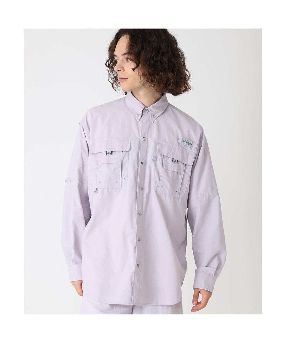 【コロンビア/Columbia / MEN】のColumbia/ バハマII ロングスリーブシャツ /コロンビア インテリア・キッズ・メンズ・レディースファッション・服の通販 founy(ファニー) 　ファッション　Fashion　メンズファッション　Fashion for Men　トップス・カットソー　Cut & Sew Tops　メンズシャツ　Shirts　クラシカル　Classical, Vintage-Inspired　フィット　Fit, Slim Fit　ポケット　Pocket, Pocket Detail　ループ　Loop, Loop Knit　ロールアップ　Roll-Up, Cuffed Hem　ワーク　Workwear, Utility Style　A/W・秋冬　Autumn/Winter　S/S・春夏　SS, Spring/Summer, Warm Season　新作・新入荷　New Arrivals / New In　夏　Summer　Lavender Pearl|ID: prp329100004653220 ipo3291000000033629508