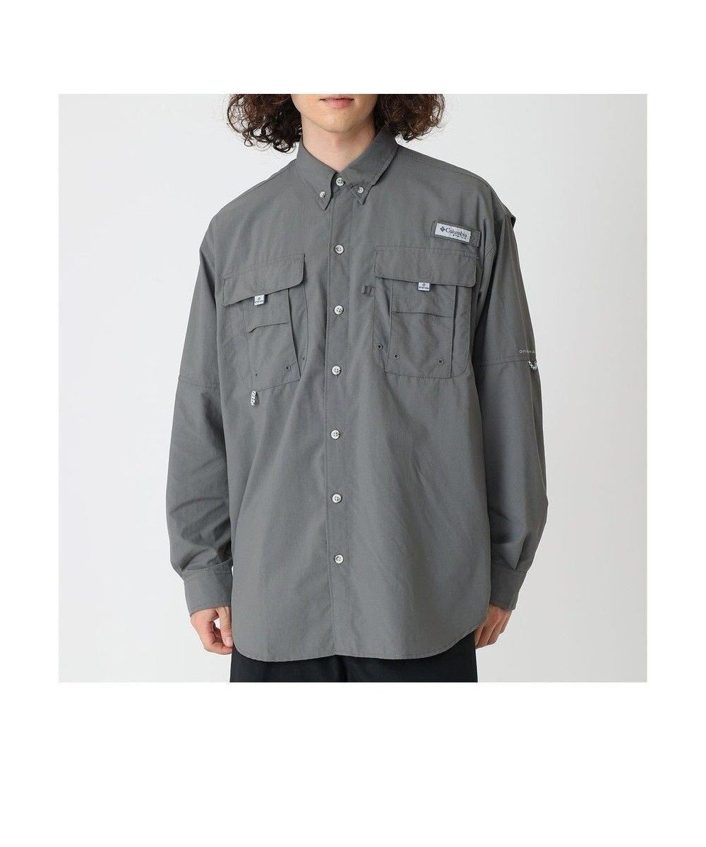 【コロンビア/Columbia / MEN】のColumbia/ バハマII ロングスリーブシャツ /コロンビア インテリア・キッズ・メンズ・レディースファッション・服の通販 founy(ファニー) 　ファッション　Fashion　メンズファッション　Fashion for Men　トップス・カットソー　Cut & Sew Tops　メンズシャツ　Shirts　クラシカル　Classical, Vintage-Inspired　フィット　Fit, Slim Fit　ポケット　Pocket, Pocket Detail　ループ　Loop, Loop Knit　ロールアップ　Roll-Up, Cuffed Hem　ワーク　Workwear, Utility Style　A/W・秋冬　Autumn/Winter　S/S・春夏　SS, Spring/Summer, Warm Season　新作・新入荷　New Arrivals / New In　夏　Summer　City Grey|ID: prp329100004653220 ipo3291000000033629511