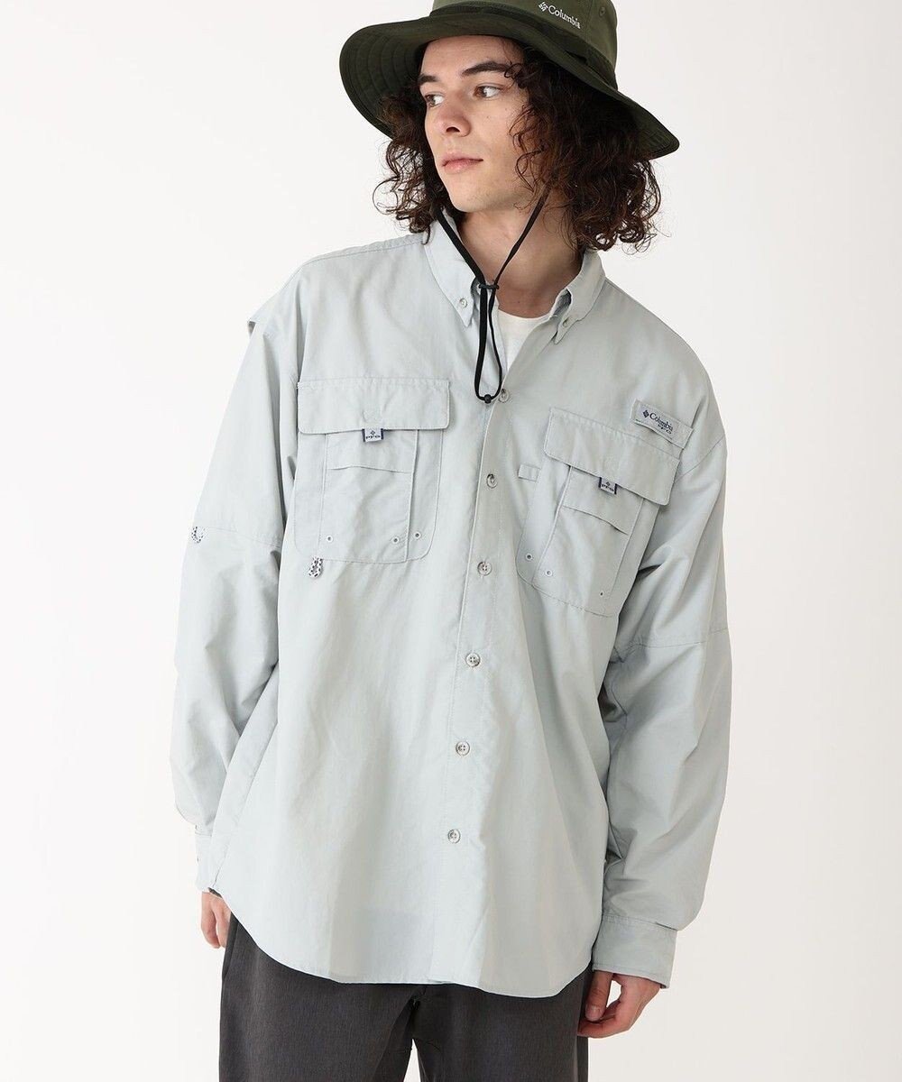 【コロンビア/Columbia / MEN】のColumbia/ バハマII ロングスリーブシャツ /コロンビア インテリア・キッズ・メンズ・レディースファッション・服の通販 founy(ファニー) 　ファッション　Fashion　メンズファッション　Fashion for Men　トップス・カットソー　Cut & Sew Tops　メンズシャツ　Shirts　クラシカル　Classical, Vintage-Inspired　フィット　Fit, Slim Fit　ポケット　Pocket, Pocket Detail　ループ　Loop, Loop Knit　ロールアップ　Roll-Up, Cuffed Hem　ワーク　Workwear, Utility Style　A/W・秋冬　Autumn/Winter　S/S・春夏　SS, Spring/Summer, Warm Season　新作・新入荷　New Arrivals / New In　夏　Summer　Cool Grey|ID: prp329100004653220 ipo3291000000033629512