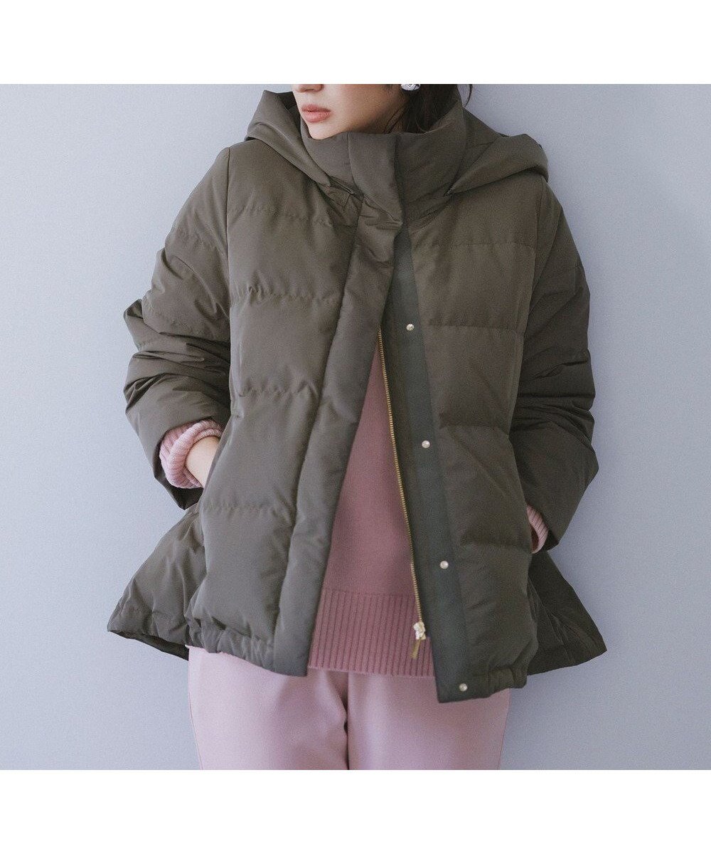 【自由区/JIYU-KU】の【洗える】マイクロタッサーダウン コート 人気、トレンドファッション・服の通販 founy(ファニー) 　ファッション　Fashion　レディースファッション　Fashion for Women　アウター　Coat / Outerwear Collection　コート・ロングコート・ピーコート　Long Coats, Peacoats & More　レディースジャケット・軽アウター　Jackets　ダウンジャケット・軽量ダウン　Warm & Lightweight Down Jackets　洗える　Machine Washable　ショート　Short, Short Length　ジャケット　Jacket, Outerwear　スタンド　Stand Collar, Upright Stand　ダウン　Down, Puffer　バランス　Balance, Style Balance　ボトム　Bottoms, Lower Wear　ポケット　Pocket, Pocket Detail　A/W・秋冬　Autumn/Winter　エレガント 上品　Elegant　 other-1|ID: prp329100004653226 ipo3291000000036223517