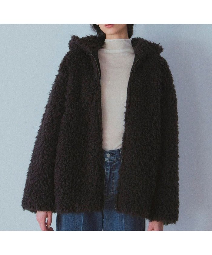【ネイヴ/NAVE】の【ReNAVE】プードルボア ジャケット インテリア・キッズ・メンズ・レディースファッション・服の通販 founy(ファニー) https://founy.com/ ファッション Fashion レディースファッション Fashion for Women アウター Coat / Outerwear Collection コート・ロングコート・ピーコート Long Coats, Peacoats & More レディースジャケット・軽アウター Jackets アクリル Acrylic Material ジャケット Jacket, Outerwear ストレッチ Stretch, Stretchy Fabric タートル Turtleneck, Turtle Collar デニム Denim, Jeans Material バランス Balance, Style Balance ロング Long, Long-Length A/W・秋冬 Autumn/Winter |ID: prp329100004653235 ipo3291000000033630217