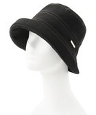 【ムーンバット/MOONBAT】の【洗える】FURLA(フルラ) カラーステッチななめはぎブルトンハット ブラック|ID: prp329100004653238 ipo3291000000034286441