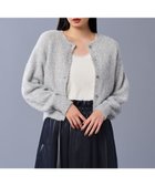 【アンクレイヴ/uncrave】の【手洗い可】ラメ シャギー ニット カーディガン(uncrave STANDARD) シルバー×ライトグレー|ID: prp329100004653242 ipo3291000000033630475