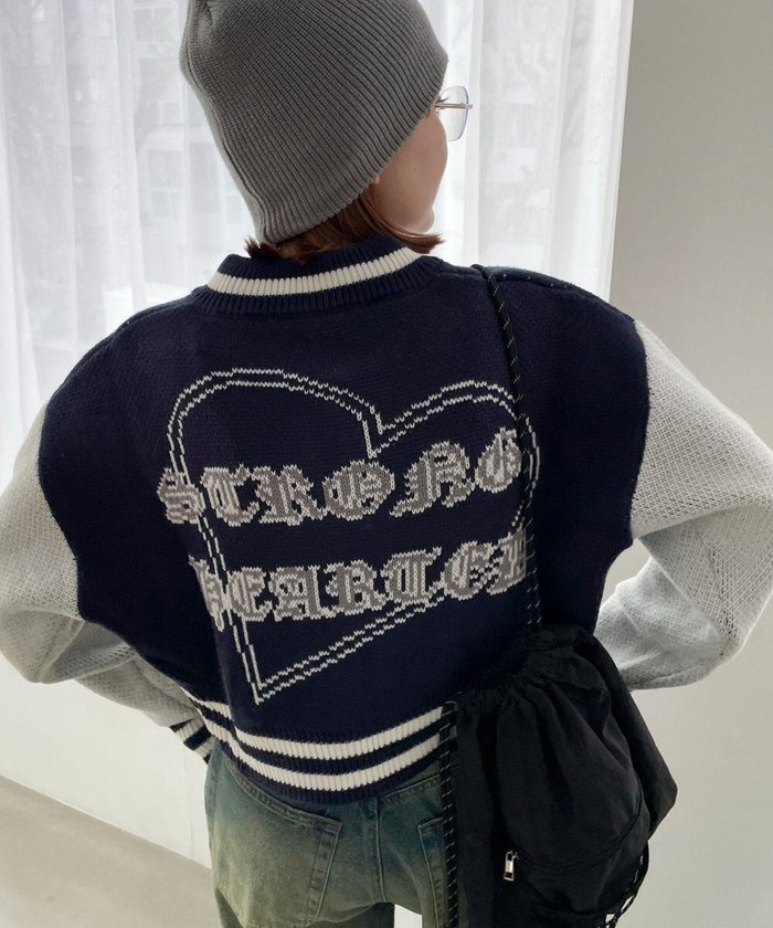 【ウィゴー/WEGO】のニットショートスタジャン インテリア・キッズ・メンズ・レディースファッション・服の通販 founy(ファニー) https://founy.com/ ファッション Fashion レディースファッション Fashion for Women アウター Coat / Outerwear Collection レディースジャケット・軽アウター Jackets インナー Innerwear 春 Spring キャミ Camisole, Cami Top ショート Short, Short Length ジャケット Jacket, Outerwear スマホ Smartphone, Mobile Device タンク Tank Top, Sleeveless Top デニム Denim, Jeans Material トレンド Trend, Trending Now 長袖 Long Sleeve, Full Sleeve ボトム Bottoms, Lower Wear ロング Long, Long-Length S/S・春夏 SS, Spring/Summer, Warm Season おすすめ Recommended / Our Picks 夏 Summer |ID: prp329100004653270 ipo3291000000033631321