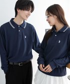 【ウィゴー/WEGO】の【25年秋冬新作/ユニセックスITEM/SMLサイズ展開】別注USPOLOラインポロシャツ(長袖) ネイビー|ID: prp329100004653317 ipo3291000000033632877