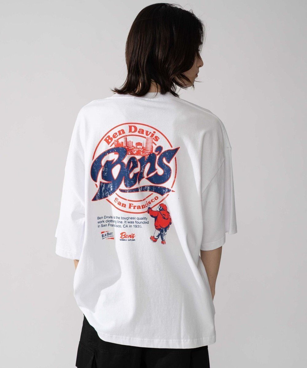 【ウィゴー/WEGO】の【ユニセックス着用ITEM】別注BENDAVISサークルロゴグラフィックT(SS) 人気、トレンドファッション・服の通販 founy(ファニー) 　ファッション　Fashion　レディースファッション　Fashion for Women　トップス・カットソー　Cut & Sew Tops　シャツ・ブラウス・オフィスカジュアル　Elegant Blouses & Button-Ups　ロングTシャツ・Tシャツ　Longline T-Shirts & Tees　カットソー・ベーシックTシャツ　Cut-and-Sewn Tops / Stretch Tees & Basics　春　Spring　秋　Autumn　カットソー　Cut and Sewn Top　グラフィック　Graphic, Graphic Design　シンプル　Simple, Minimal　ジーンズ　Jeans, Denim Pants　スポーツ　Sports, Activewear　スマホ　Smartphone, Mobile Device　トレンド　Trend, Trending Now　定番　Standard, Basic Item　パターン　Pattern, Design Print　プリント　Print, Printed Pattern　ベーシック　Basic, Essential　別注　Limited Edition, Custom Order　半袖　Short Sleeve, Half Sleeve　リラックス　Relax, Relaxed Fit　ロング　Long, Long-Length　ワンポイント　One Point, Statement Accent　ワーク　Workwear, Utility Style　S/S・春夏　SS, Spring/Summer, Warm Season　新作・新入荷　New Arrivals / New In　おすすめ　Recommended / Our Picks　夏　Summer　 other-1|ID: prp329100004653319 ipo3291000000033632895
