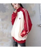 【ウィゴー/WEGO】の【ユニセックスITEM/MLサイズ展開】ラグランライントラックジャケット レッドその他|ID: prp329100004653338 ipo3291000000033633017