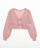 【ウィゴー/WEGO】の【25年秋冬新作】モヘアタッチ2WAYリボンカーデ ライトピンク|ID: prp329100004653348 ipo3291000000033633111