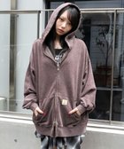 【ウィゴー/WEGO】のワーカーズジップパーカー ブラウン|ID: prp329100004653353 ipo3291000000033633160