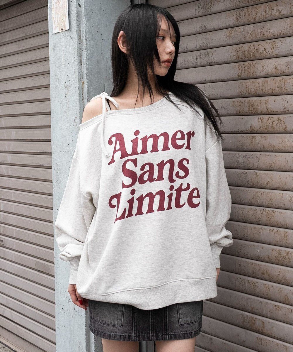 【ウィゴー/WEGO】の2WAYグラフィックワンショルBIGスウェット インテリア・キッズ・メンズ・レディースファッション・服の通販 founy(ファニー) 　ファッション　Fashion　レディースファッション　Fashion for Women　トップス・カットソー　Cut & Sew Tops　レディースパーカー・カジュアルフーディー　Casual Hoodies & Sweatshirts　スウェット・クルーネックトップス　Sweatshirts & Crewnecks / Relaxed Fit Sweat Tops　インナー　Innerwear　カーゴパンツ　Cargo Pants, Utility Pants　キャップ　Cap, Baseball Cap　グラフィック　Graphic, Graphic Design　ショルダー　Shoulder, Shoulder Strap　スウェット / スエット　Sweatshirt, Sweatwear　スニーカー　Sneakers, Trainers　スポーティ　Sporty, Casual Athletic　スマホ　Smartphone, Mobile Device　ダメージ　Distressed, Destroyed　デニム　Denim, Jeans Material　トレンド　Trend, Trending Now　長袖　Long Sleeve, Full Sleeve　ハーフ　Half, Half-Length　ビッグ　Big, Oversized　フロント　Front, Front Design　プリント　Print, Printed Pattern　ワンショル　One Shoulder, Asymmetrical　A/W・秋冬　Autumn/Winter　新作・新入荷　New Arrivals / New In　おすすめ　Recommended / Our Picks　柄6|ID: prp329100004653355 ipo3291000000033633193