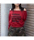 【ウィゴー/WEGO】のドッキングオフショルショートスウェット 柄1|ID: prp329100004653357 ipo3291000000033633206