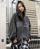 【ウィゴー/WEGO】のグラフィックBIGZIPパーカー スミクロ|ID: prp329100004653361 ipo3291000000033633235
