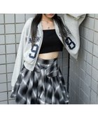 【ウィゴー/WEGO】のグラフィックショートZIPパーカー 杢グレー|ID: prp329100004653363 ipo3291000000033633256