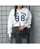 【ウィゴー/WEGO】のグラフィックショートZIPパーカー アッシュグレー|ID: prp329100004653363 ipo3291000000033633265