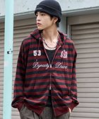 【ウィゴー/WEGO】の【ユニセックスITEM/MLサイズ展開】ナンバリングカットZIPパーカー レッドボーダー|ID: prp329100004653367 ipo3291000000033633284