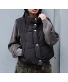 【ウィゴー/WEGO】の【25年秋冬新作】ショートパファーベスト ブラック|ID: prp329100004653373 ipo3291000000033633348