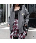 【ウィゴー/WEGO】のワーカーズWジップブルゾン ブラック中濃色|ID: prp329100004653375 ipo3291000000033633359