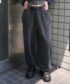 【ウィゴー/WEGO】の【ウエストゴム/SMサイズ展開】スウェットワイドパンツ スミクロ|ID: prp329100004653382 ipo3291000000033633404